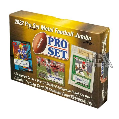 2022 pro set metal football jumbo box|2022 pro set metal football checklist.